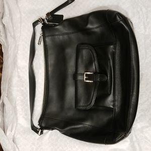 Black Leather COACH Bag